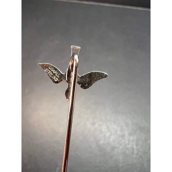 Vintage sterling Sweet Bird CHAPLL dove pin - Picture 4 of 10